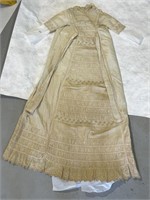 Antique White Cotton Baby Dress