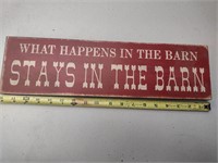 Barn Sign