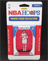 2020-21 Panini NBA Hoops Detroit Pistons Team Set