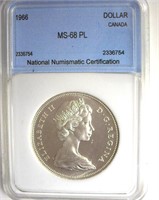 1966 Dollar NNC MS68 PL Canada