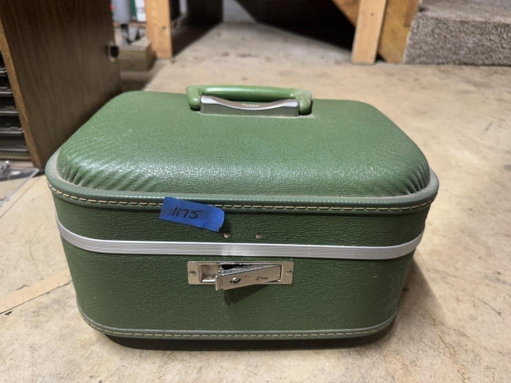 Vintage Trojan Cosmetic Case