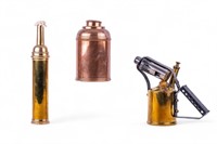 Antique Torches & Canister