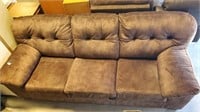 M- Nice Brown Comfortable Couch