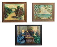 Helen A.F. Penniman -  3 Oil Paintings