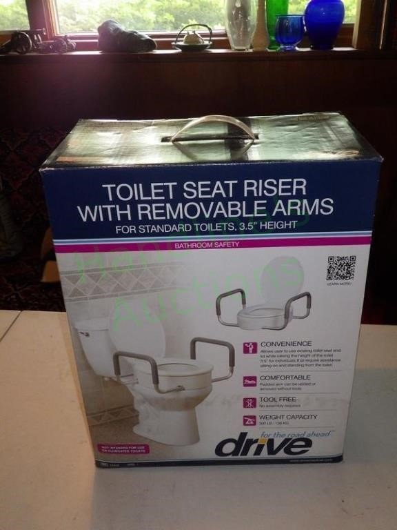 Drive Portable Toilet Riser with Arms