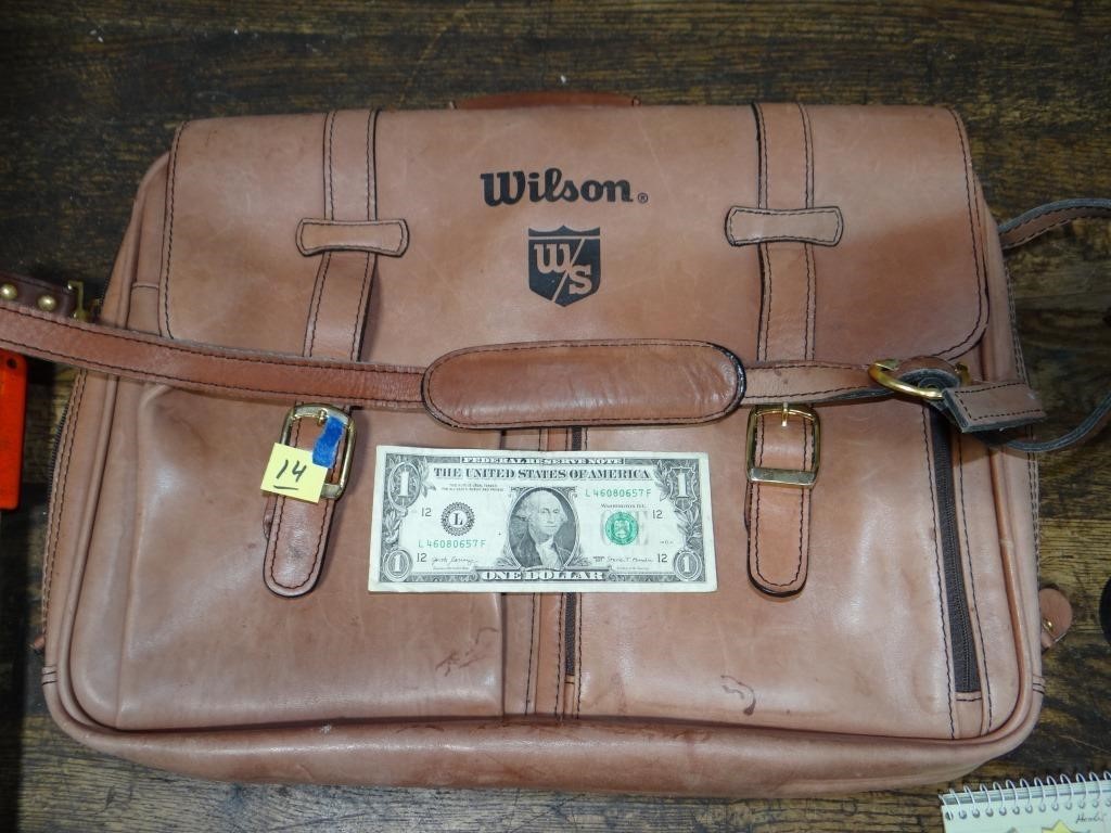 Leather Wilson Soft Briefcase