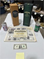 Packer History, Bourbon Boxes, Vintage Beer Cans