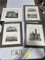 Vintage Wausau & Rhinelander Pics with Frames