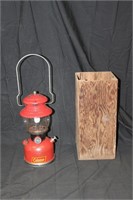 Vintage Collectilbe Red Enamel Coleman Lantern