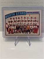 Minnesota North Stars 76/77 Team Checklist NRMINT+
