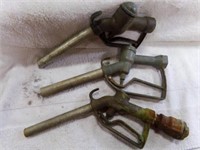 (3) Vintage Brass Nozzles