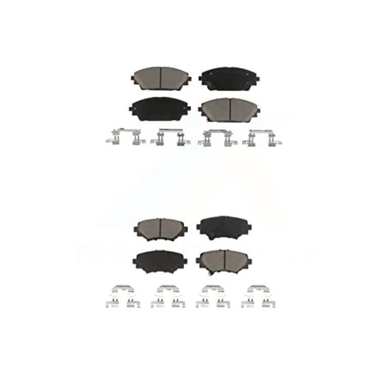 Front Rear Ceramic Brake Pads Kit For Mazda 3