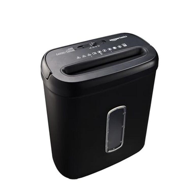 Amazon Basics 8-Sheet Cross Cut Paper Shredder