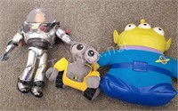 Buzz Lightyear, Wall-E, and Alien Toys