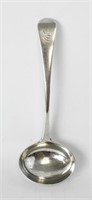 .925 Sterling Silver Gravy Ladle, c. 1801, 64.1g