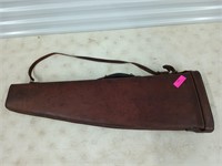 Hard leather gun case 35"