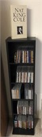 CD/DVD Cabinet with Music CDs