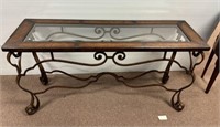 Modern Wrought Iron Console/Sofa Table