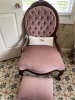 Carved Victorian Style Chair