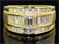 18k Gold 1.52ct VVS Brilliant Natural Diamond Ring