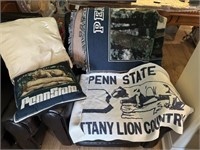 Penn State Throw Blanket and Pillows
