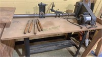 Sears Craftsman 12 inch wood lathe with a 1/2