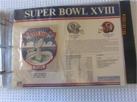 Patch NFL Official Super Bowl #18 Raiders Redskins