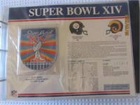 Patch NFL Offical Super Bowl #14 Steelers Rams