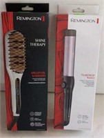 Teardrop wand and straightening brush