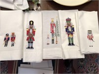 Collection of Embroidered Nutcracker Napkins