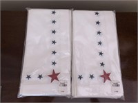 Two Unopened Packs of July Fourth Linens