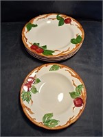 Franciscan Plates Apple Design