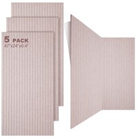 Woanger 5 Pack Large Acoustic Panels, 47 x 24 Inch