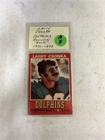 Sports Card Unc-Larry Csonka Dolphins Running
