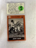 Sports Card Unc-Jerry Adair Sand Springs OK