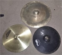 Various Cymbals including Paiste Color Sound