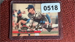 Autographed Topps #473 1993 Dodgers Kevin Gross