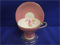 Aynsley Pink Corset Tea Cup & Saucer