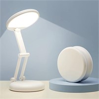 Rechargeable Foldable Desk Lamp  - White