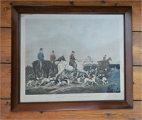 The Earl of Derby's Stag Hounds Print