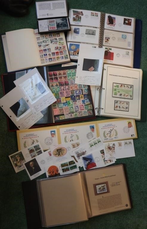 Collection of Stamp Books & Stamps