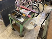 Metal Shop Cart & Contents