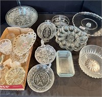 Assortment of Clear Glass