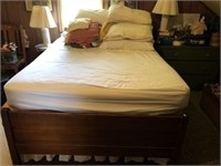 Bed Frame And Mattress 52" No Pillows Or Blankets