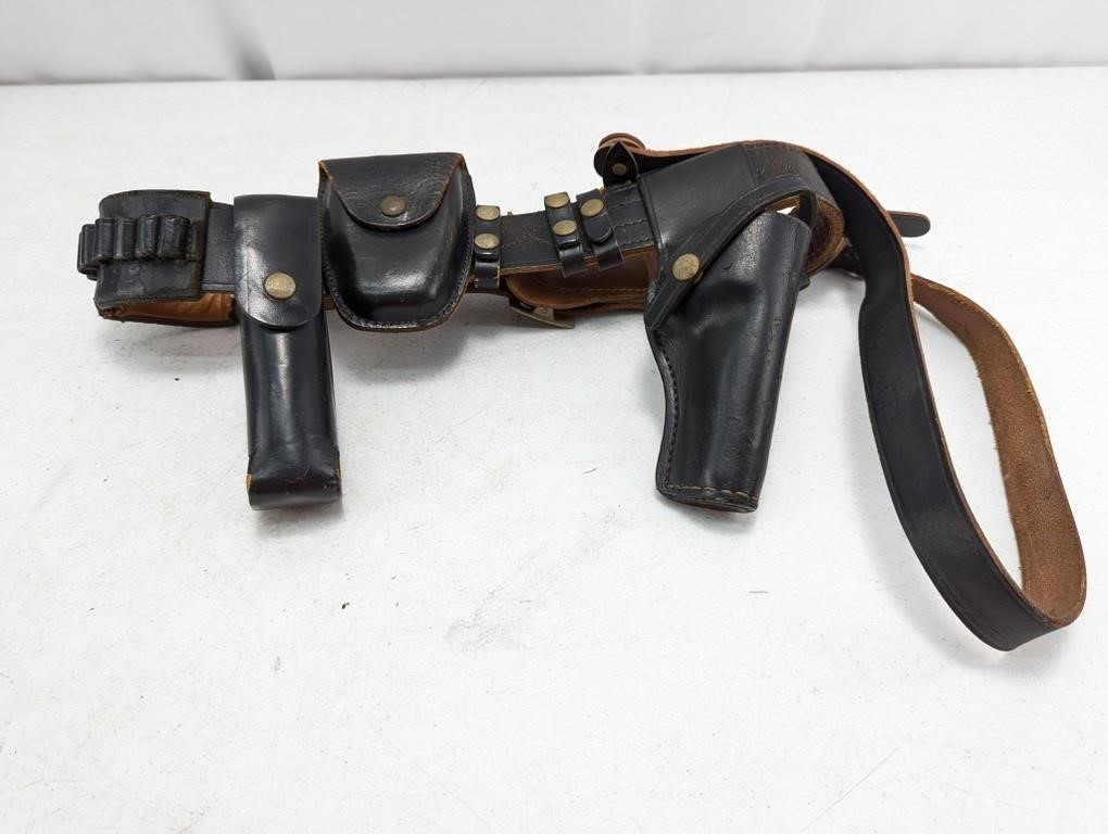 Vintage Law Enforcement Leather Belt