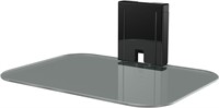 Sanus Tempered Glass On-Wall AV Shelf for Streamin