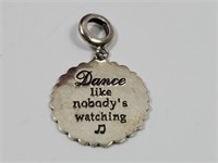 Dance Like Nobody is Watching Charm/Pendant