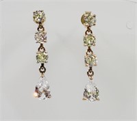 Quality Sterling Silver Gold Plated Earrings