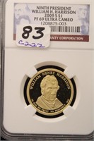 2009 S $1 NINTH PRESIDENT WILLIAM H HARRISON COIN