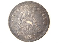 1857 Seated Half Dime